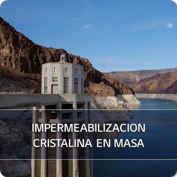 Impermeabilización cristalina en masa