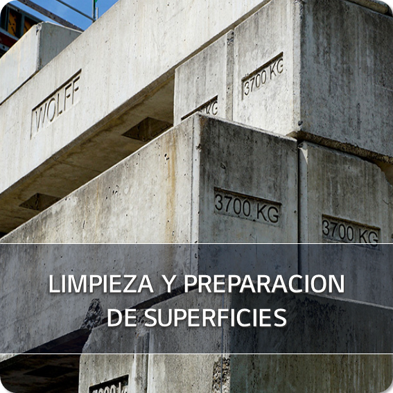 Limpieza y preparación de superficies